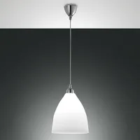 Fabas Luce Provenza 1-flg. Ø 27 cm rund weiß Glas