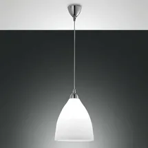 Fabas Luce Provenza 1-flg. Ø 27 cm rund weiß Glas