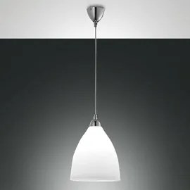 Fabas Luce Provenza 1-flg. Ø 27 cm rund weiß Glas