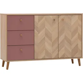 Schildmeyer Visby 109 x 73,9 x 33,05 cm Eiche hell/Mauve