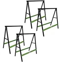 Trutzholm 4x Klappbock Sägebock Arbeitsbock klappbar 2er Set Traglast 200 kg/Paar Gerüstbock