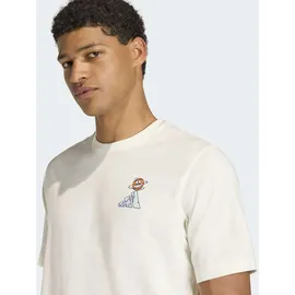 adidas M ED BBALL T weiß L