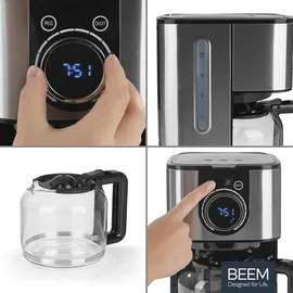 BEEM Fresh Aroma Filterkaffeemaschine Glaskanne schwarz