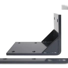 Mendler 2er-Set Deckenadapter für Kassetten-Markise T122 T123, Deckenmontage Halterung Adapter ~ anthrazit