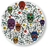 Excelsa Calavera Keramik Dolomit und Kork, 16 x 16 cm