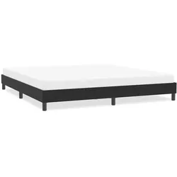 Bettgestell ohne Matratze Schwarz 200x210 cm Samt