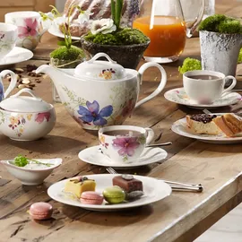 Villeroy & Boch Mariefleur Gris Basic Frühstücksuntertasse 6-tlg. bunt