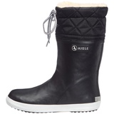 Aigle Unisex-Kinder Giboulée Gummistiefel Schwarz (Noir/Blanc) 19 EU