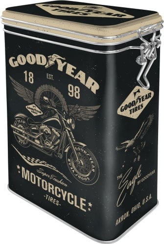 Nostalgic Art Goodyear - Motorcycle, Aromadose - 11 cm x 18 cm x 8 cm