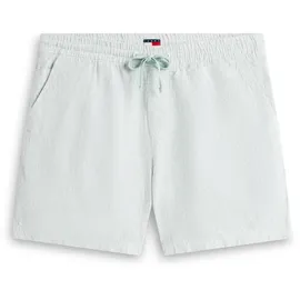 Tommy Hilfiger Tommy Jeans Shorts TJM LINEN BLEND STRIPE Regular fit mit elastischem Bund grün XXL
