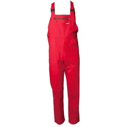 Latzhose "BW 290" 100% Baumwolle - 290g/m2 - 56 - mittelrot