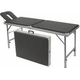Alu-Kofferliege Robusta ST, inkl. Kopfteil , LxBxH 170/210x56x70-82 cm