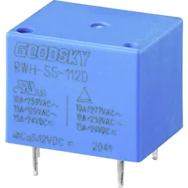 GOODSKY RWH-SS-112D Printrelais 12 V/DC 15A 1 Wechsler Tray