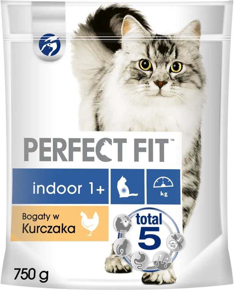 PERFECT FIT (Indoor 1+) Katzenfutter mit Huhn 750g