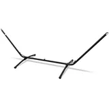 AMANKA Hängemattengestell verstellbar bis 120kg 310 x 100 cm Schwarz