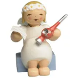 Wendt & Kühn Margeritenengel Sitzend mit Christbaumspitze