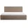 FEDVE Polsterbett Doppelbett Riberia Slim Bett mit Bettkasten 160x200 - Braun