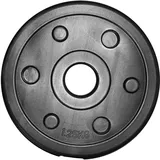 4x Hantelscheibe 1,25 kg – Kunststoffummantelt, l für 30mm Stange