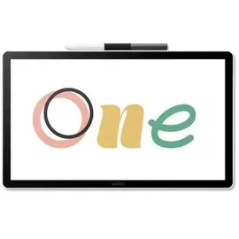 Wacom Grafiktablett One 14, für Windows, ChromeOS & macOS, 14 Zoll Display, mit USB-C, passiver Stift