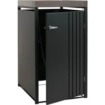 MCW Mülltonnenbox O67-PK-1 68 x 125 x 84 cm schwarz