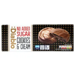 Zuckerfreie Kekse Diablo Zuckerfreies Vanille-Sandwich mit Kakaocreme, 176 g (mit Maltitol)