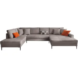 trends by hg »Summer U-Form«, in Cord-Stoff mit Metallfuß