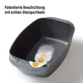 STONELINE XXL Bräter 43 x 26 cm anthrazit