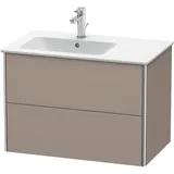 Duravit Waschtischunterschrank 2 Auszüge 81 x 47,8 x 56 cm Grau