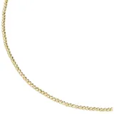 Smart Jewel Collier mit facettierten Kugeln, Silber 925 goldfarben