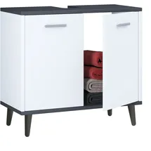 VCM Landos 60 x 56 x 28 cm weiß/anthrazit