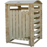 TIMBELA Mülltonnenbox M606-1 1 m beige