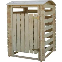 TIMBELA Mülltonnenbox M606-1 1 m beige