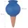 Relaxdays Tonspitzen Bewässerung 4er Set 12 x 6 x 6 cm blau