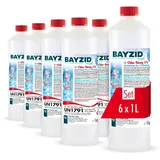 Bayzid Höfer Chemie Gmbh - 6x 1 kg Chlor 13% flüssig für Pools