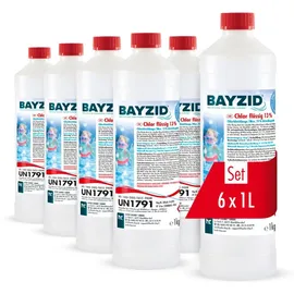 Bayzid Höfer Chemie Gmbh - 6x 1 kg Chlor 13% flüssig für Pools