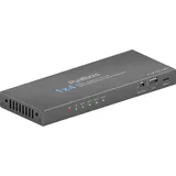 PURETOOLS - 1x4 HDMI2.1 Splitter - 48Gbps - 8K (60Hz 4:2:0) 12 bit, Audio De-Embedding und Signal Management