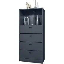 Vladon Pino V3 56 x 125 x 36 cm Anthrazit