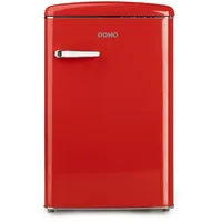 Domo DO91703R Retro-Kühlschrank (120 l, 892 mm hoch, Rot)