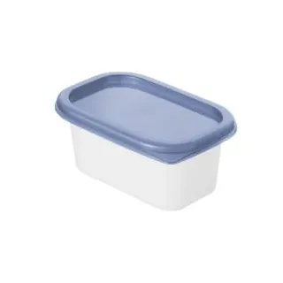 Rotho Domino 4 x 0,2 l blau Frischhaltedose Kühlschrankdose