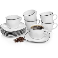 Sänger Tasse, Bilgola Black Rim 12 tlg,