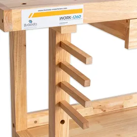 BAMATO Hobelbank Massivholz 245 kg