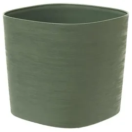garden id Topf mit Wasserreservoir - GARDEN ID Respect - Verdigris 30 x 30 cm - 100% Haushaltsabfall - 100% recycelbar - Strukturierte Oberfläche.