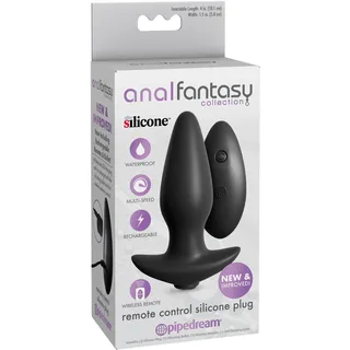 Anal Fantasy Elite Ass-gasm Slide & Glide Vibrator, Black, 19 cm