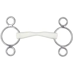 HAPPY MOUTH 3 Ring Stangengebiss - 12.5 cm