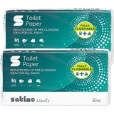 Satino by WEPA Toilettenpapier Camping Toilettenpapier selbst auflösend, 2 lagig (16-St)