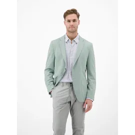 Lerros Jerseysakko LERROS "Leichter Jersey-Blazer mit bedrucktem Futter", Herren, Gr. 52, grün (tinted grau), 82% Polyester, 11% Viskose, 7% Elasthan, Sakkos, Jersey mit Stretchanteil, bedrucktes Innenfutter, 2-Knopf-Design