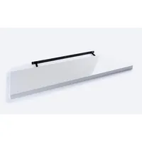 Home4You Wandboard 100 x 23,5 cm Weiß Hochglanz