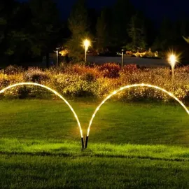 FHS International FHS LED Zaunleuchte 96LED ww