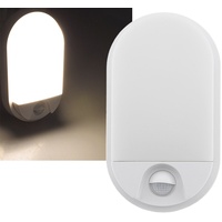 ChiliTec LED Wandleuchte innen/außen 10W, warmweiß oder neutralweiß 140° Bewegungsmelder