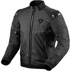 Revit Action H2O Motorrad Textiljacke, schwarz, Größe S für Männer
